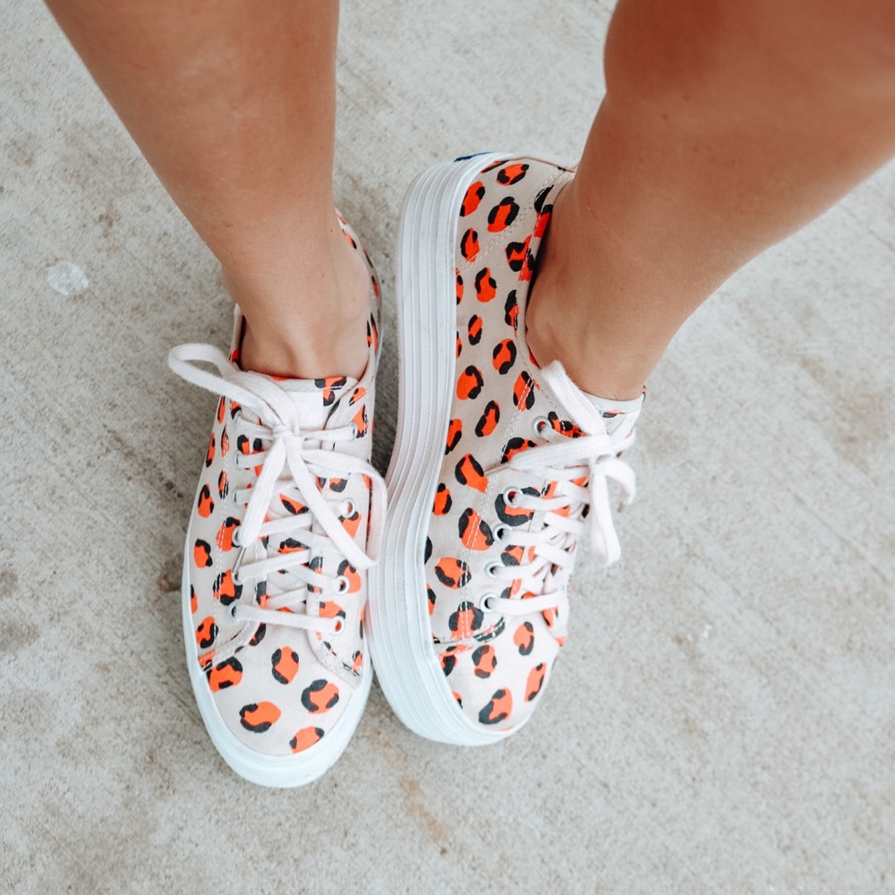 Women’s Keds Platform Leopard Sneakers